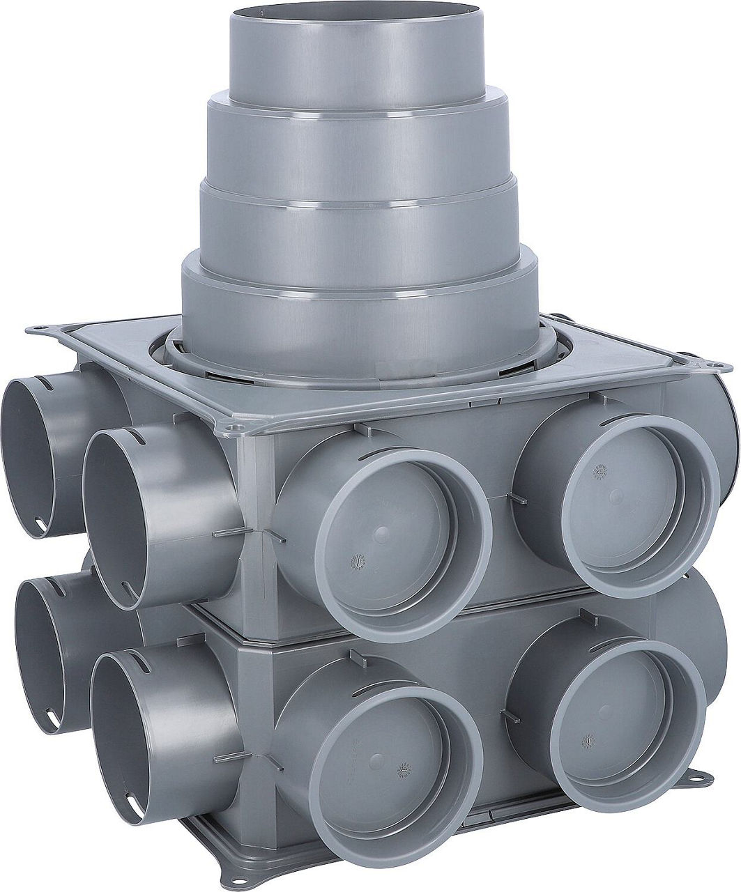 Luftverteiler Wolf, mini DN125-DN180, 16 Anschlüsse DN 75, 2577837 Luftverteiler Wolf, mini DN125-DN180, 16 Anschlüsse DN 75, 2577837