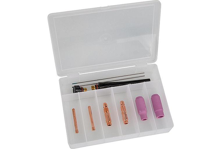 Verschleißteilebox für WIG-brenner SR 17 & SR 26 Verschleißteilebox für WIG-brenner SR 17 & SR 26