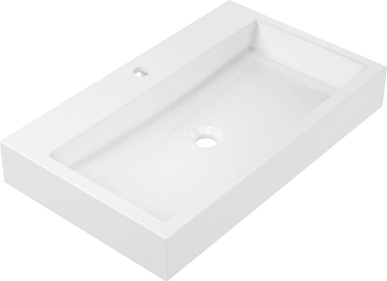 Waschtisch JULIA BxHxT: 700x100x420 mm Mineralguss weiß Waschtisch JULIA BxHxT: 700x100x420 mm Mineralguss weiß