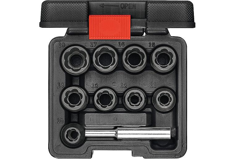 Ausdrehersatz GEDORE red 10-teilig, 1/2" Ausdrehersatz GEDORE red 10-teilig, 1/2"