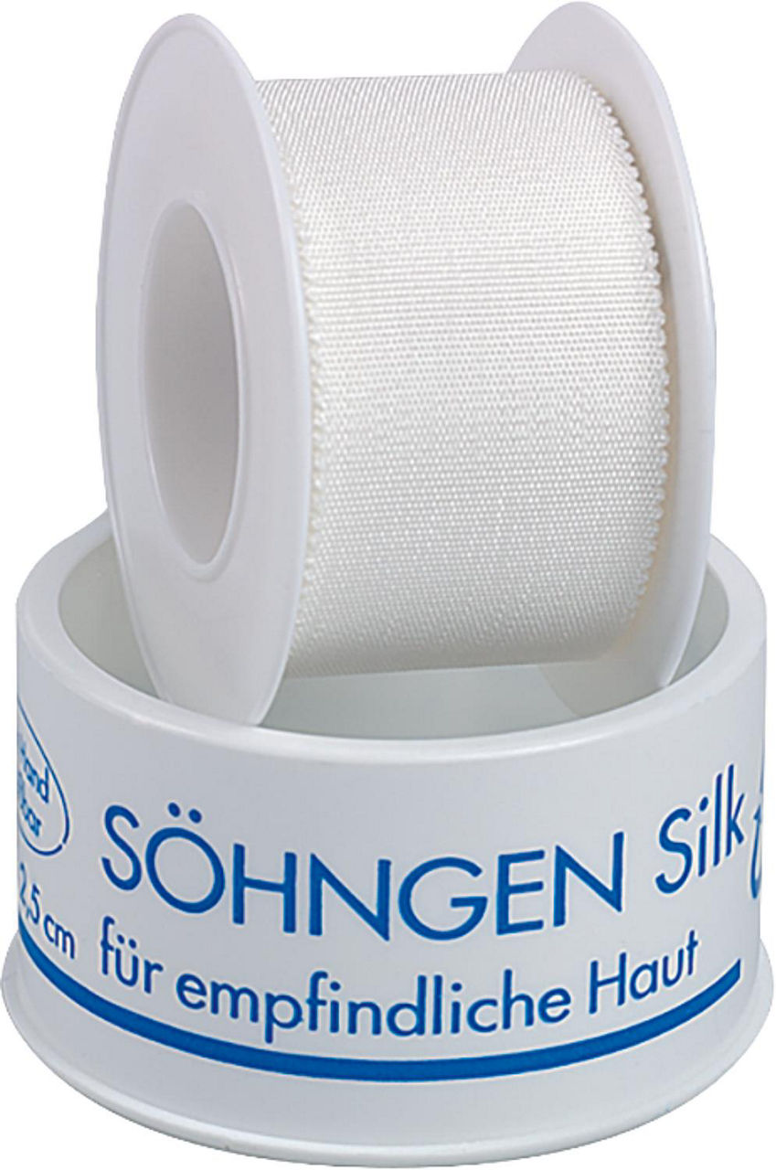 Söhngensilk-Heftpflaster auf der Rolle 2.5cm x 5mtr,1009140 Söhngensilk-Heftpflaster auf der Rolle 2.5cm x 5mtr,1009140