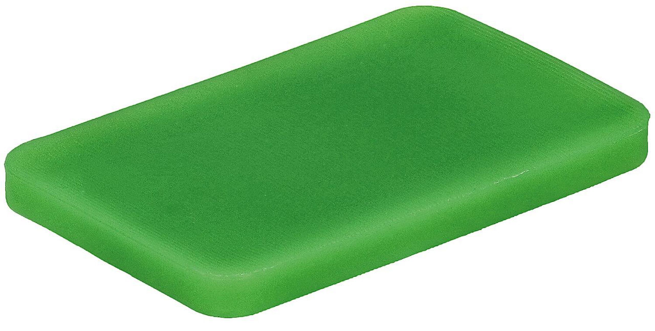 SILISTO® Distanzklötze, Quicky´s 40X60x5mm ; Farbe: grün VPE:1000