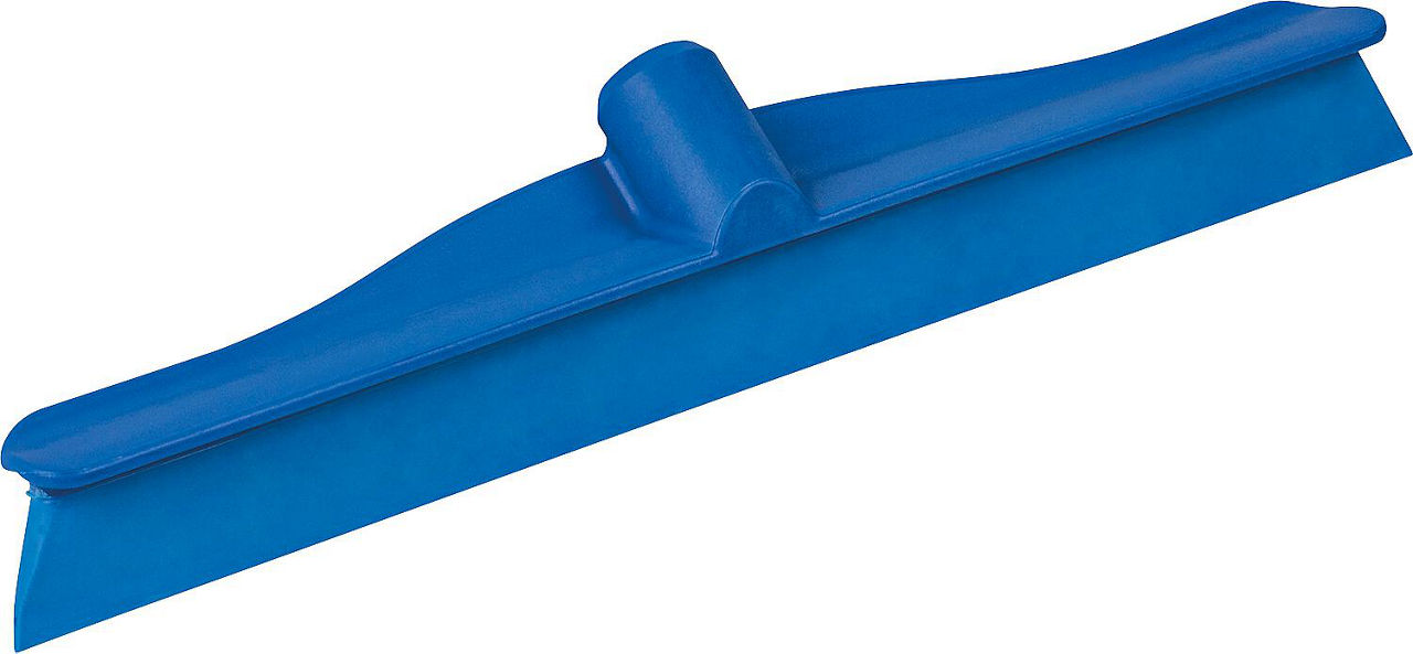 Hygiene-Wasserschieber, Kunststoff, einlippig, 40cm, blau Hygiene-Wasserschieber, Kunststoff, einlippig, 40cm, blau