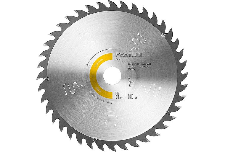 Kreissägeblatt für Vollholz, Tischlerplatten, Sperrholz, Multiplex, Spanplatten, MDF und HDF 254 x 30 x 2,4 mm, 40 Zähne Kreissägeblatt für Vollholz, Tischlerplatten, Sperrholz, Multiplex, Spanplatten, MDF und HDF 254 x 30 x 2,4 mm, 40 Zähne
