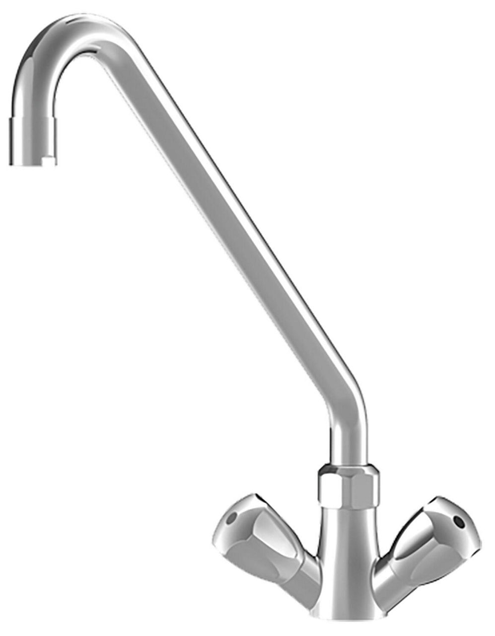 Zweigriff-Spültischmischer KWC Gastro hohe Bauform Ausladung 300 mm Zweigriff-Spültischmischer KWC Gastro hohe Bauform Ausladung 300 mm