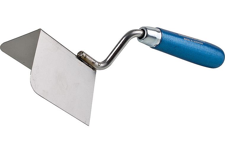 Eckkelle HAROMAC außen 90° 80x60mm rostfrei blaues Heft Eckkelle HAROMAC außen 90° 80x60mm rostfrei blaues Heft