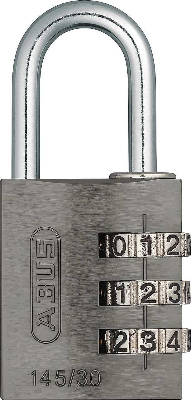 Aluminium Vorhangschloss Typ 145/30 titanium Aluminium Vorhangschloss Typ 145/30 titanium