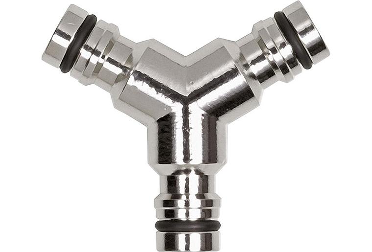 Y-Abzweigstecker Messing Stecksystem