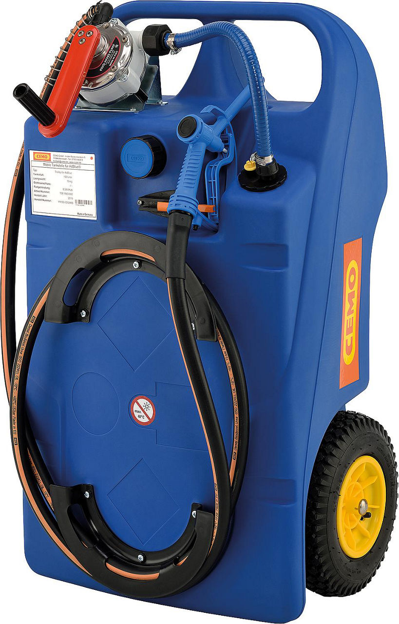 Mobile Betankungsanlage Cemo AdBlue Trolley 100l 11130 Mobile Betankungsanlage Cemo AdBlue Trolley 100l 11130