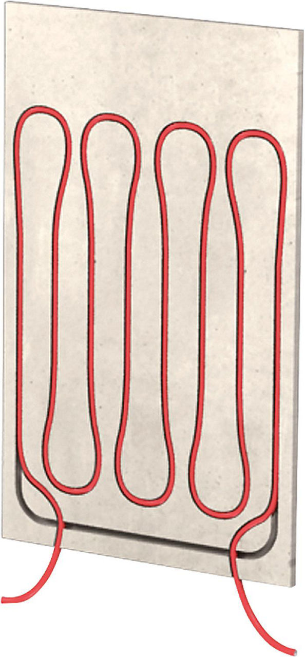 Wandheizungsmodul Trockenbau 200x31cm 18mm mit Polybutenrohr 12x1,3mm Wandheizungsmodul Trockenbau 200x31cm 18mm mit Polybutenrohr 12x1,3mm