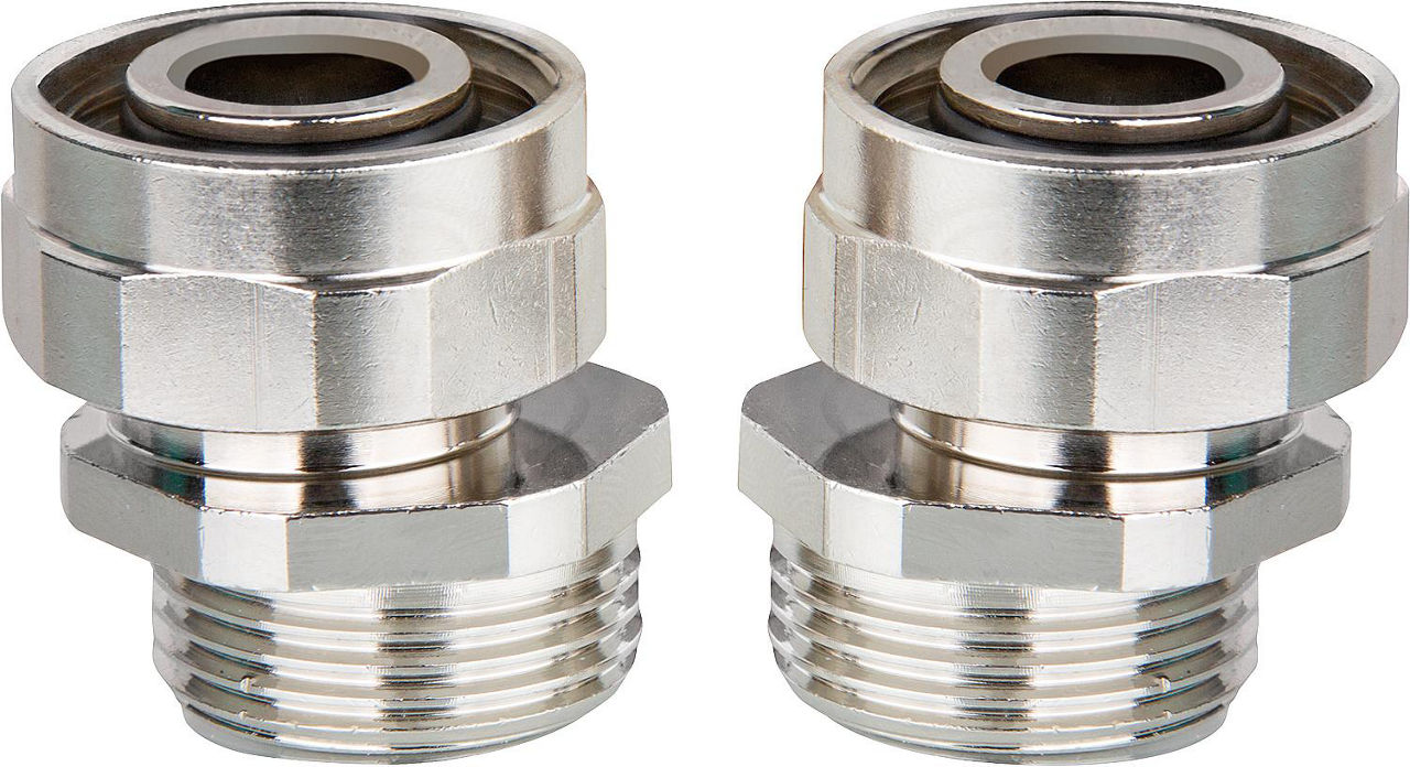 S-Anschluss-Set G3/4" x G3/4" Achsabstand min.40/50-max.60/50 Heimeier 1354-02.362