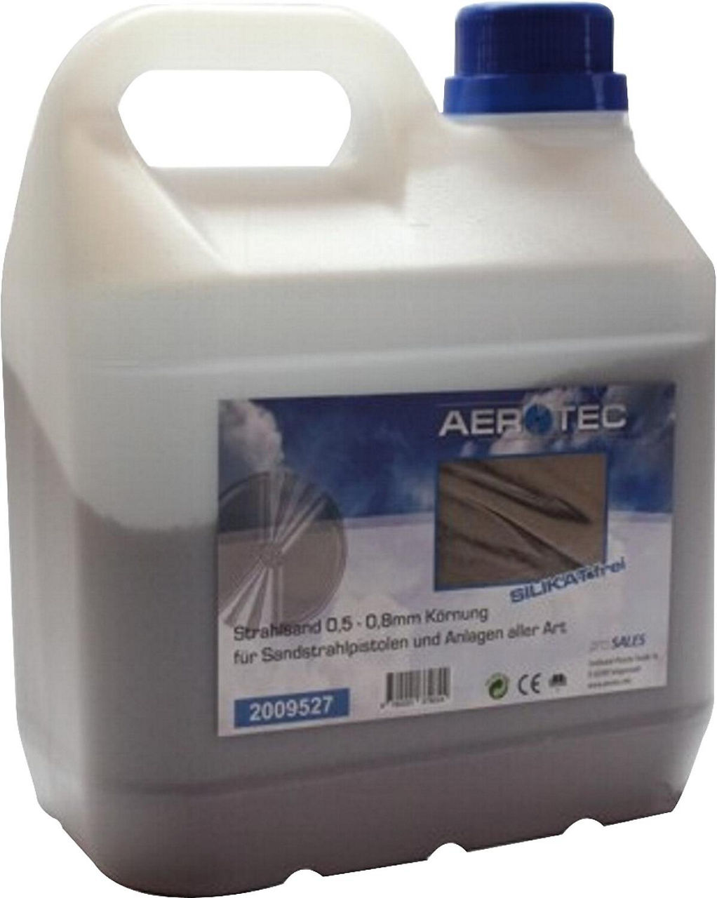 Strahlsand AEROTEC Kanister a 1,5 Liter Strahlsand AEROTEC Kanister a 1,5 Liter