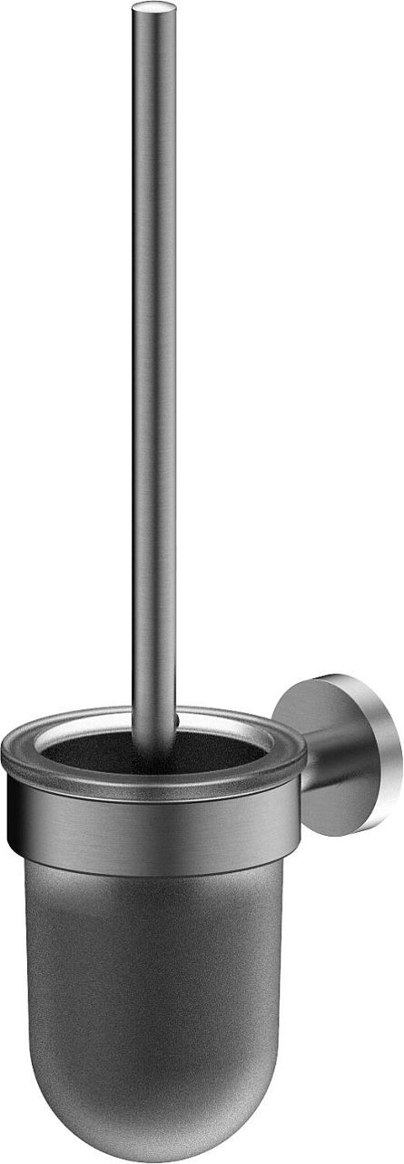 WC Bürstengarnitur Eldrid mit Wandhalter Messing/Edelstahl Farbe Gunmetal WC Bürstengarnitur Eldrid mit Wandhalter Messing/Edelstahl Farbe Gunmetal