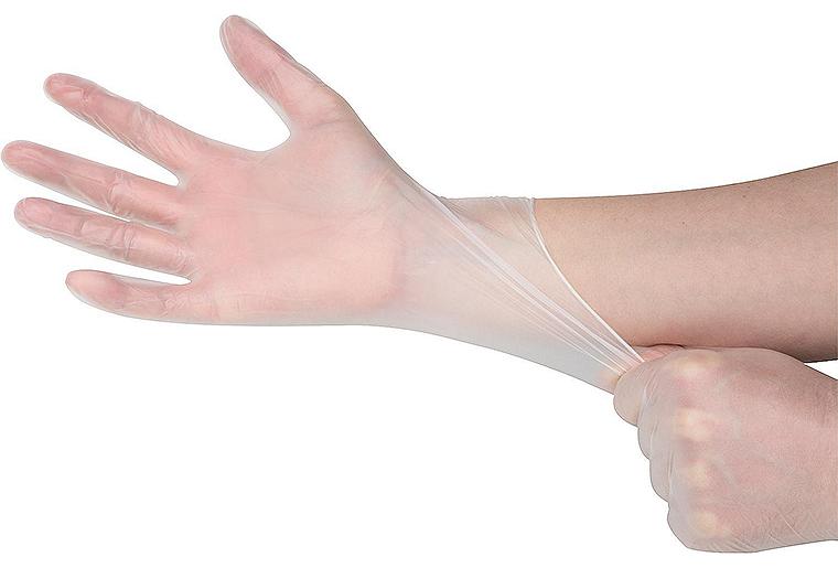 Vinyl Schutzhandschuhe gepudert Größe L, VPE = 100 Stück, 1010068 Vinyl Schutzhandschuhe gepudert Größe L, VPE = 100 Stück, 1010068