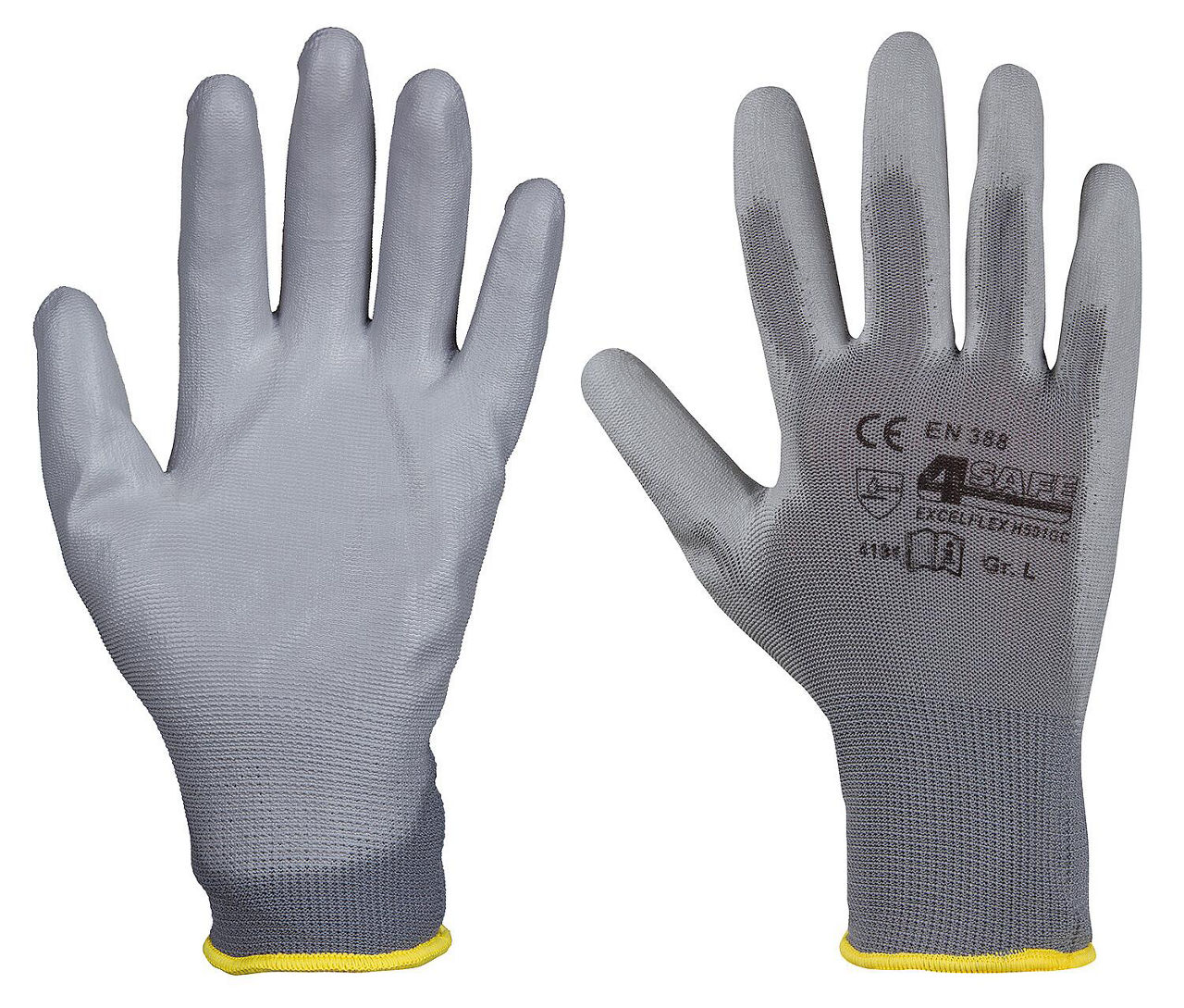 Arbeitshandschuh für Montage, Nylon grau, Größe L Arbeitshandschuh für Montage, Nylon grau, Größe L