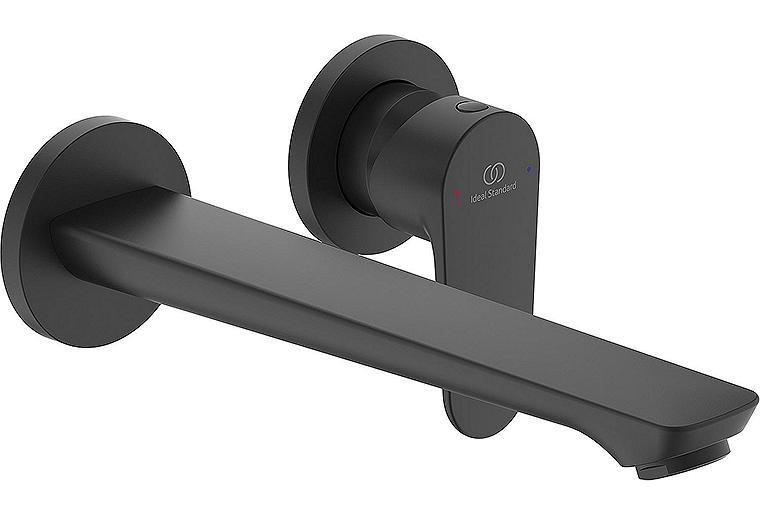 Wand-Waschtischmischer Ideal Standard Cerafine O Ausladung 237 mm schwarz matt Wand-Waschtischmischer Ideal Standard Cerafine O Ausladung 237 mm schwarz matt