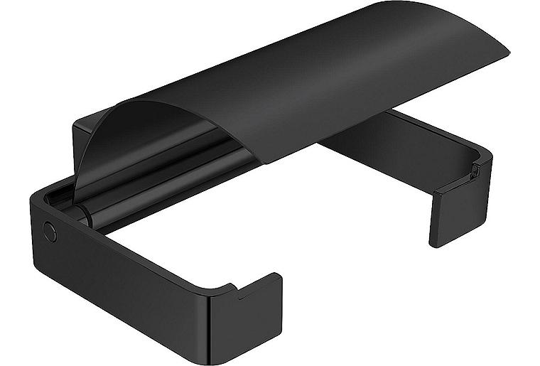 Papierhalter emco loft mit Deckel schwarz