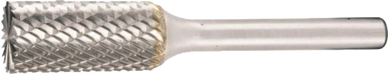 Hartmetall-Fräser KLINGSPOR zylindrisch mit Stirnverzahnung Ø 9,6mm, L: 64mm Hartmetall-Fräser KLINGSPOR zylindrisch mit Stirnverzahnung Ø 9,6mm, L: 64mm