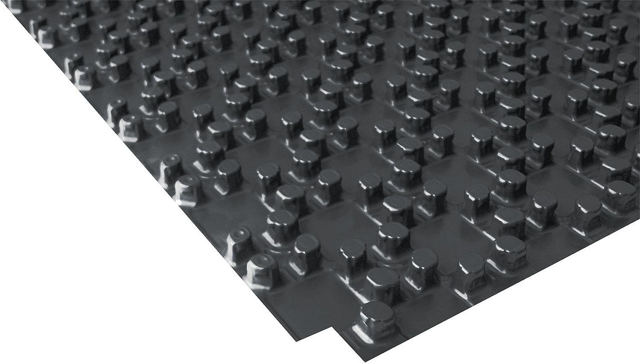Noppenplatte EPS 11 mm WLG 035, VPE 20 m² LxB 1000 x 1000 mm Noppenplatte EPS 11 mm WLG 035, VPE 20 m² LxB 1000 x 1000 mm