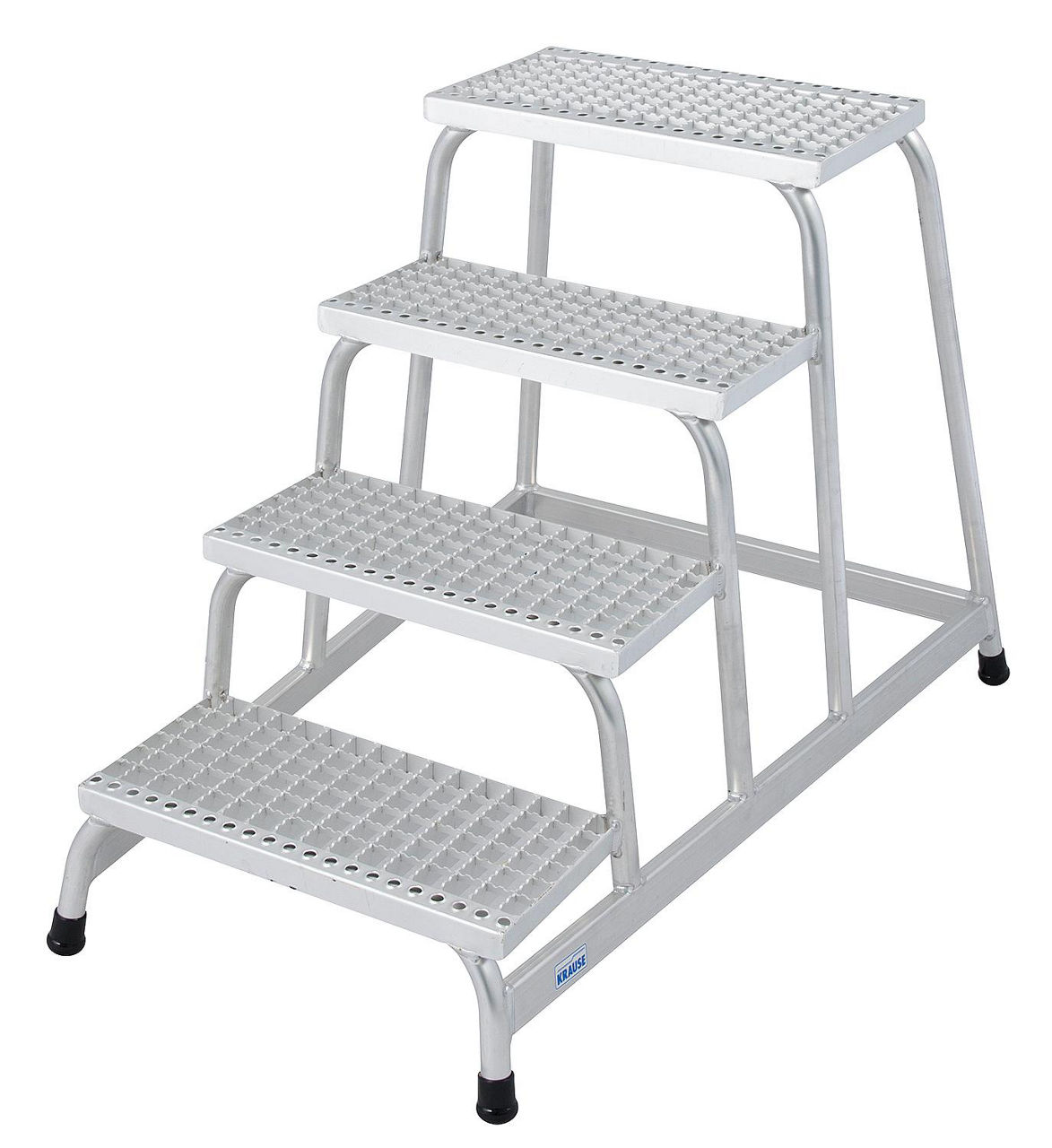 MontageTritt Krause mit Gitterroststufen, 1x4 Stufen, 805348 MontageTritt Krause mit Gitterroststufen, 1x4 Stufen, 805348