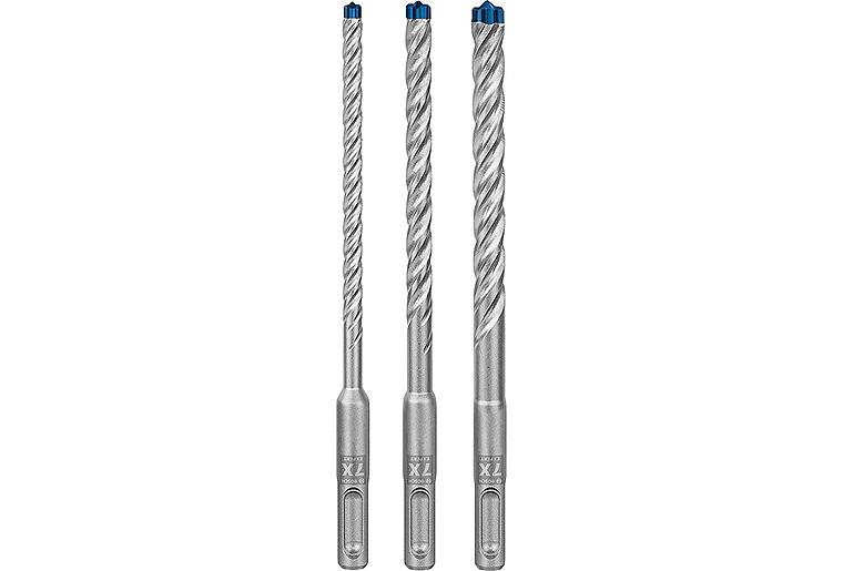 Hammerbohrer-Set BOSCH Expert 7X 3-teilig, 4-Schneider Ø6,8,10, Länge 165mm