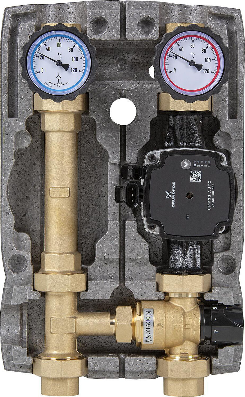 Heizkreisset Easyflow DN25(1")Konstantwert-Regelkreis thermisch 20-45°C, Pumpe Grundfos UPM3S AUTO 25-60 Heizkreisset Easyflow DN25(1")Konstantwert-Regelkreis thermisch 20-45°C, Pumpe Grundfos UPM3S AUTO 25-60