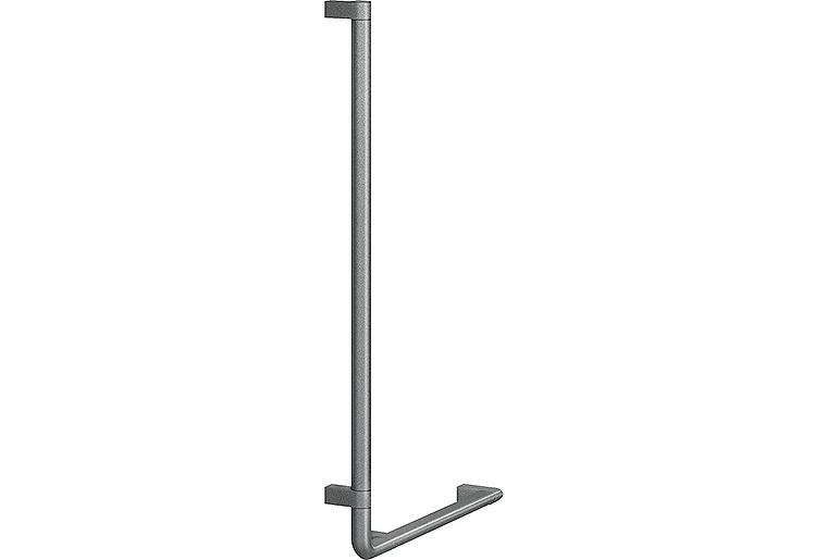 Winkelgriff Serie Cavere aus Alu., Anthrazit-Metallic 95, 950x500 mm, 90°, linke Ausführung Winkelgriff Serie Cavere aus Alu., Anthrazit-Metallic 95, 950x500 mm, 90°, linke Ausführung