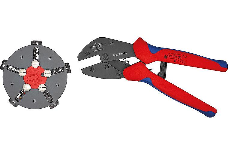 Multi-Crimpzange 250 mm mit Schnellwechselmagazin 0,25-10,0 mm² Multi-Crimpzange 250 mm mit Schnellwechselmagazin 0,25-10,0 mm²