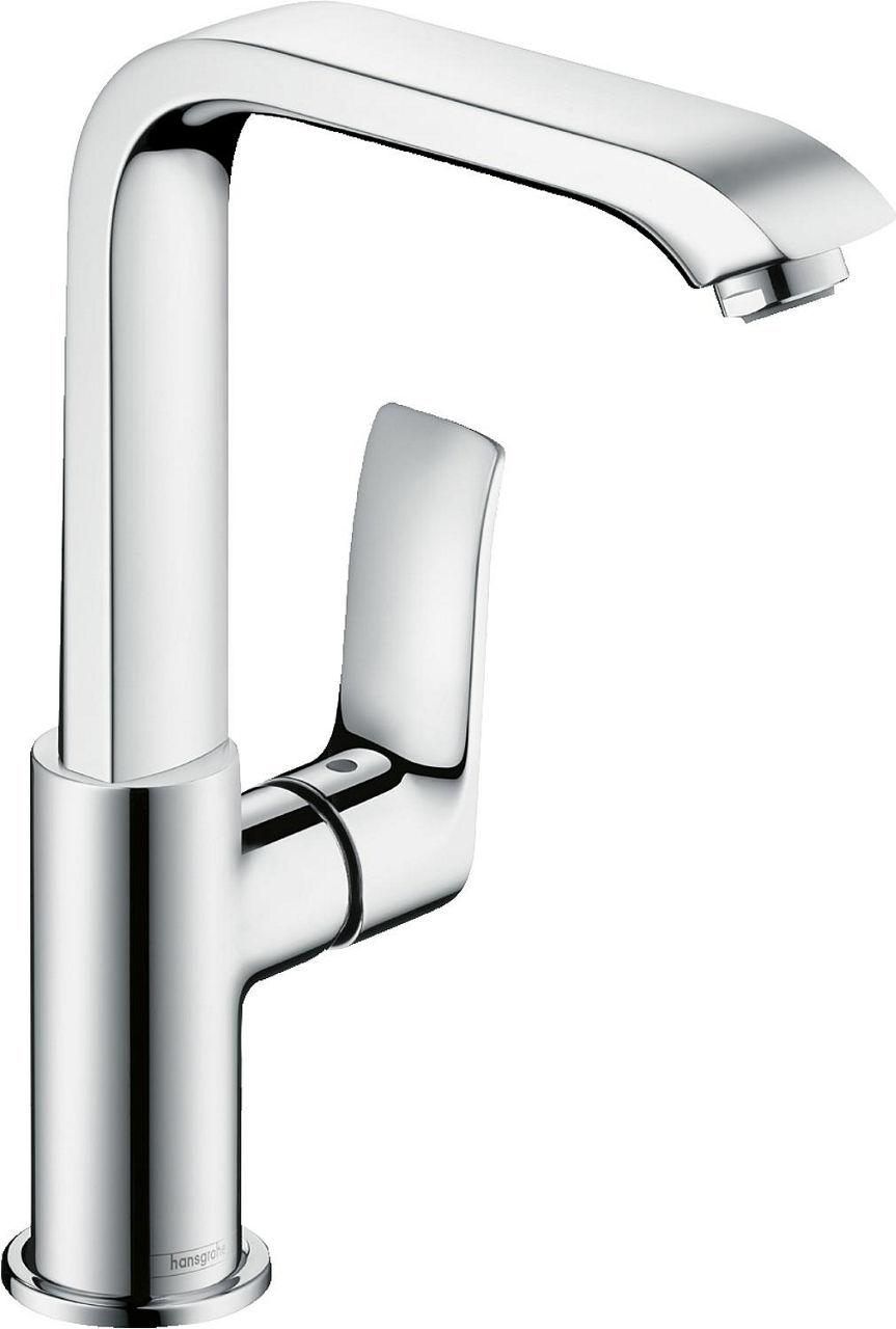 Waschtischmischer Hansgrohe Metris 230 Ausladung 155 mm chrom Schwenkauslauf ohne Ablaufgarnitur Waschtischmischer Hansgrohe Metris 230 Ausladung 155 mm chrom Schwenkauslauf ohne Ablaufgarnitur