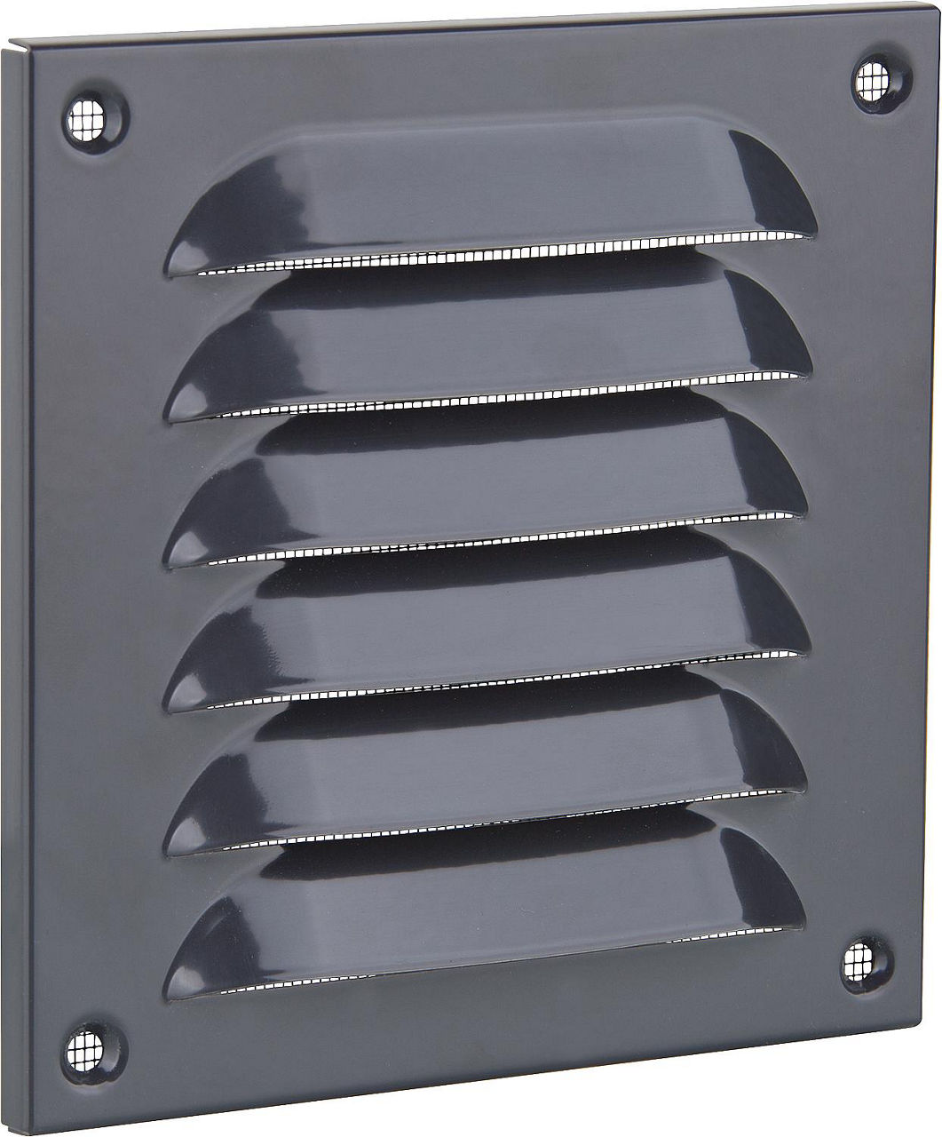 Wetterschutzgitter 320x320mm Aluminium, RAL 7024, graphitgrau Wetterschutzgitter 320x320mm Aluminium, RAL 7024, graphitgrau
