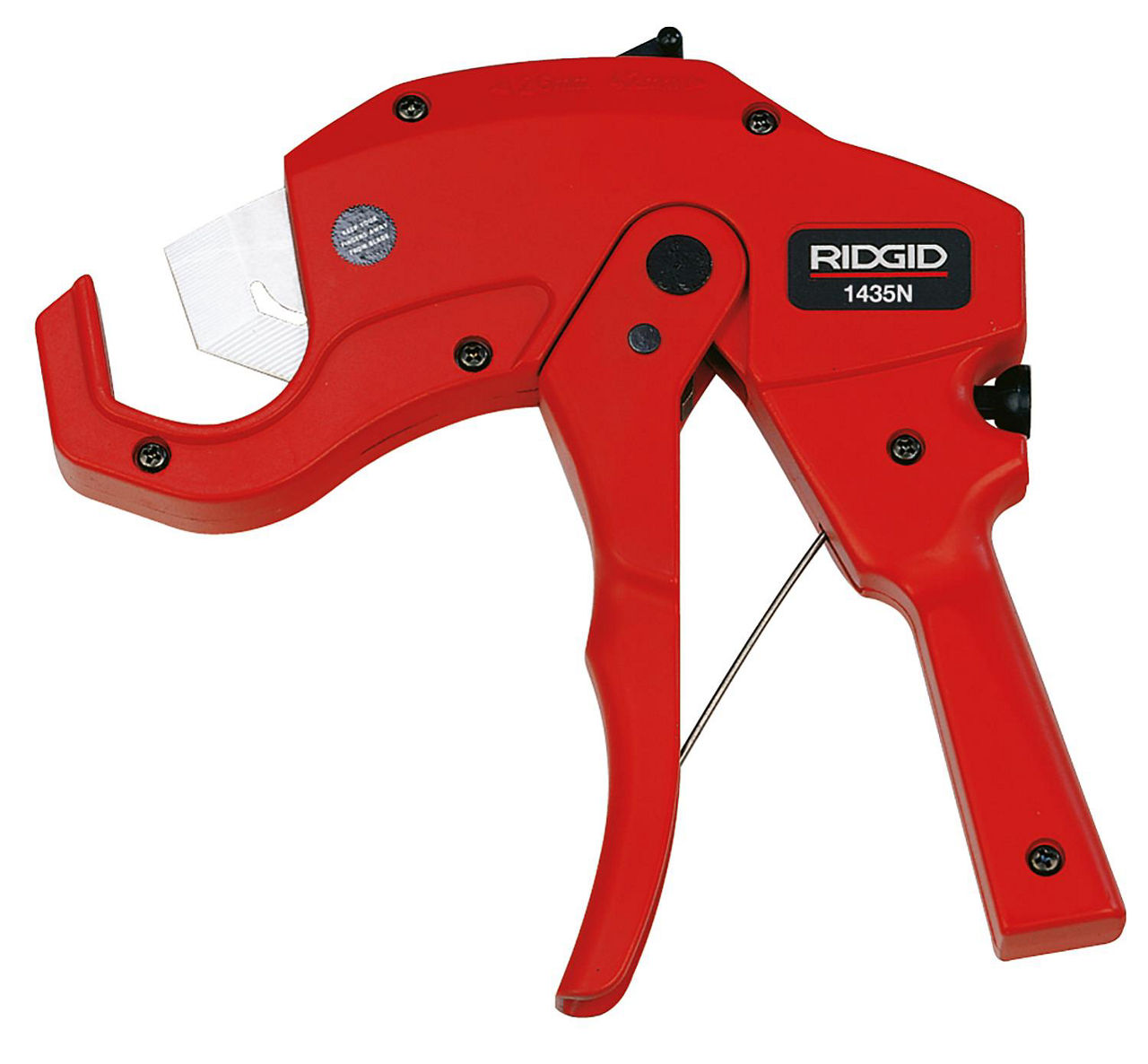Rohrschere mit Ratschenfunktion 1435, Schneidbereich 6-35mm für Kunststoffr. (PVC.CPV,PP,PEX,PE) Rohrschere mit Ratschenfunktion 1435, Schneidbereich 6-35mm für Kunststoffr. (PVC.CPV,PP,PEX,PE)