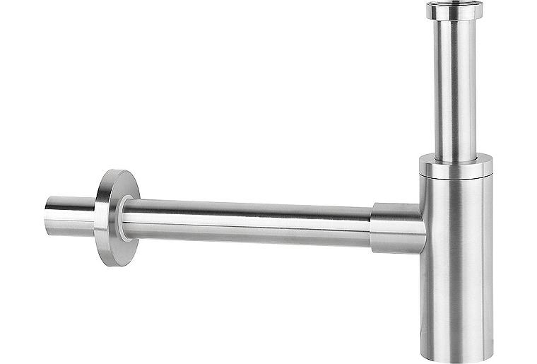 Design-Siphon DN32 (11/4"), Edelstahl matt Design-Siphon DN32 (11/4"), Edelstahl matt