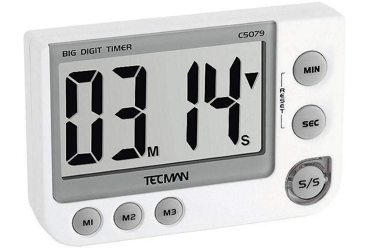 Timer, weiß bis 99 Min 59 Sek. 38.202460 x 90 x 20 mm Timer, weiß bis 99 Min 59 Sek. 38.202460 x 90 x 20 mm