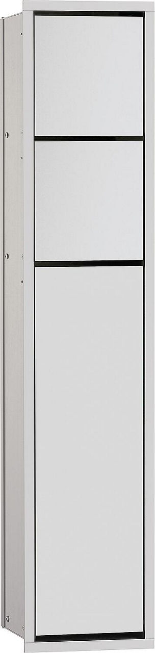 WC-Modul emco (Public) asis 150 809 mm aluminium Anschl. Links