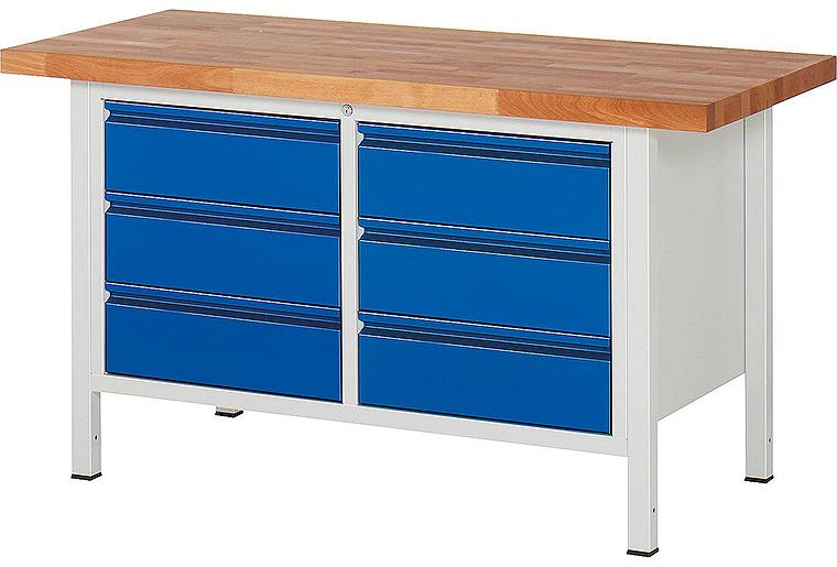 Werkbank RAU 8473 Serie Basic-8 1500 x 840 x 700 mm Werkbank RAU 8473 Serie Basic-8 1500 x 840 x 700 mm