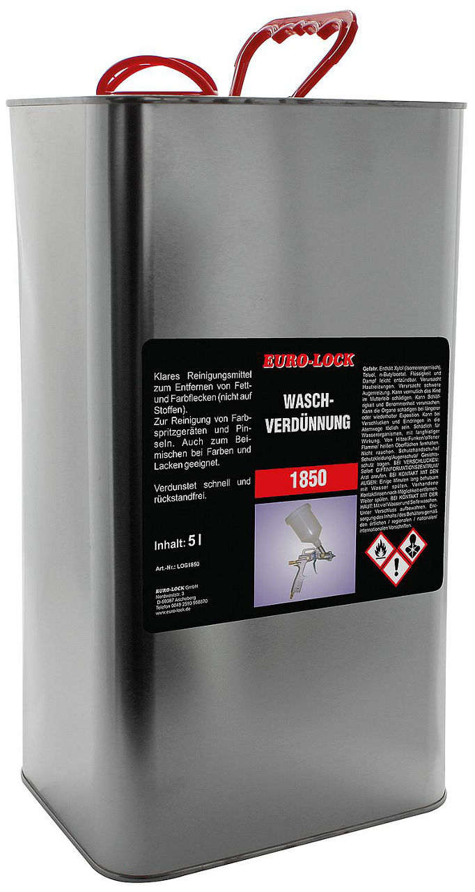 Waschverdünnung EURO-LOCK LOS 1850, 5l Kanister Waschverdünnung EURO-LOCK LOS 1850, 5l Kanister