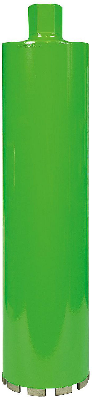 Diamant-Nass-Bohrkrone Eibenstock 1 1/4", Ø 121mm, Länge: 450mm, 10 Segmente Diamant-Nass-Bohrkrone Eibenstock 1 1/4", Ø 121mm, Länge: 450mm, 10 Segmente