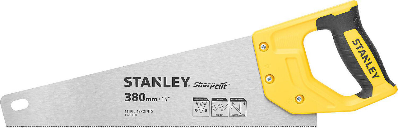 Fuchsschwanzsäge Stanley® SharpCut™ Länge (mm): 450, feine Zahnteilung Fuchsschwanzsäge Stanley® SharpCut™ Länge (mm): 450, feine Zahnteilung
