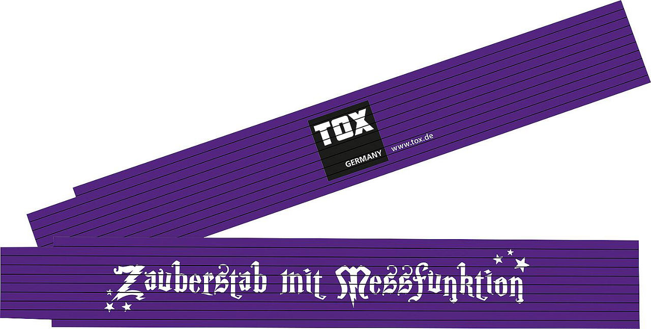 TOX Meterstab 2 Meter "Zauberstab mit Messfunktion" TOX Meterstab 2 Meter "Zauberstab mit Messfunktion"
