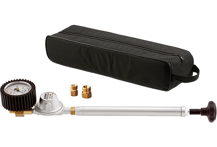 Dichtprüfgerät Typ 150, mit Handpumpe und Transporttasche