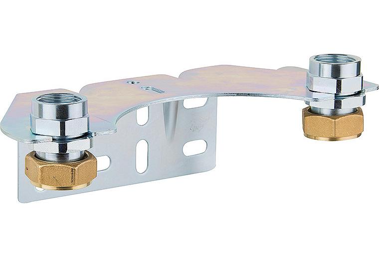 Montageset für Gaszweirohrzähler mit Verschraubung zum Anschluss von Gaszähler Montageset für Gaszweirohrzähler mit Verschraubung zum Anschluss von Gaszähler
