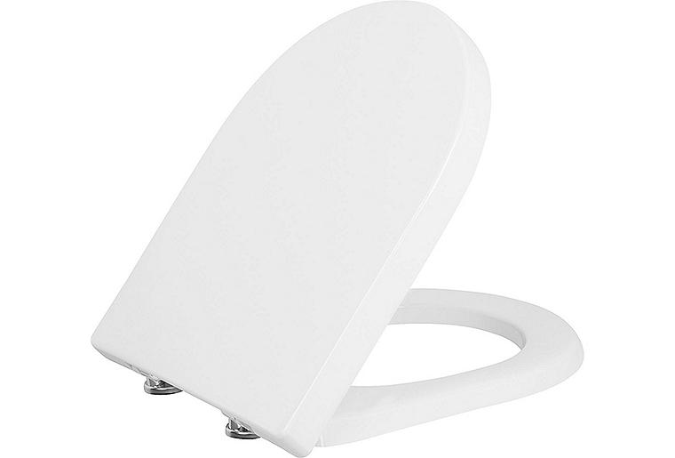 WC-Sitz Jari Softclose aus Duroplast weiß Edelstahlscharnier WC-Sitz Jari Softclose aus Duroplast weiß Edelstahlscharnier