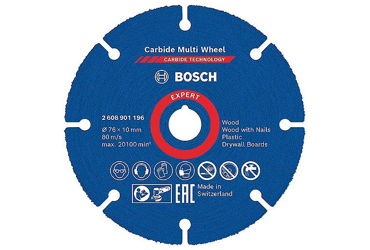 Trennscheibe BOSCH EXPERT Carbide Multiwheel Ø 76 x 1,0 mm