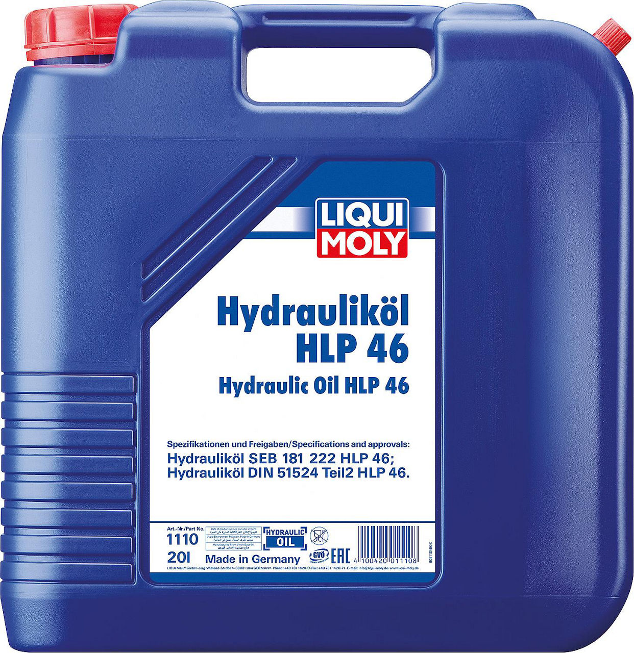 Hydrauliköl HLP 46 LIQUI MOLY 20l Kanister Hydrauliköl HLP 46 LIQUI MOLY 20l Kanister