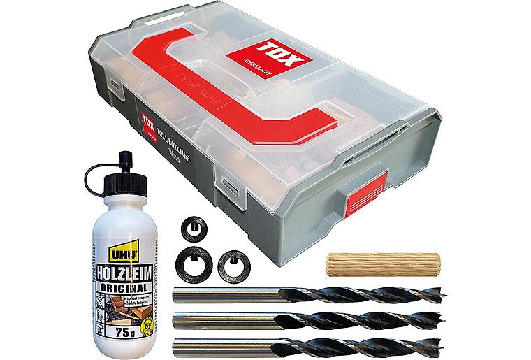 TOX L-BOXX Mini Wood Holzdübel Sortiment 207 teilig