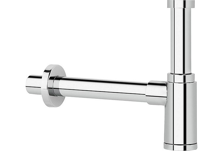 Design-Siphon DN 32 (11/4'') 32 x 250 mm, Messing verchromt Design-Siphon DN 32 (11/4'') 32 x 250 mm, Messing verchromt