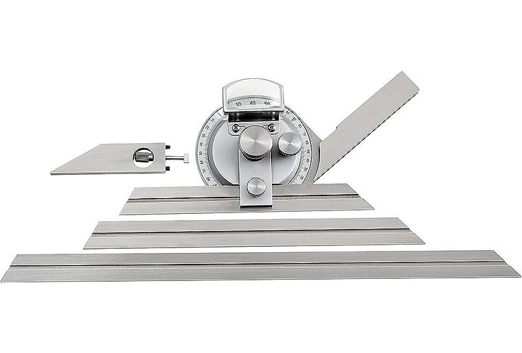 Winkelmesser mit 3 Schienen