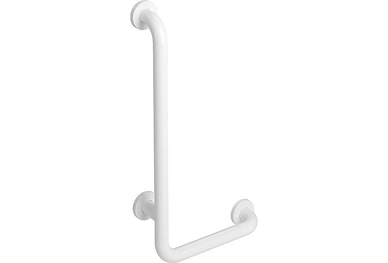 Winkelgriff Hewi Serie 801, 90°, 600x300mm, reinweiß Winkelgriff Hewi Serie 801, 90°, 600x300mm, reinweiß
