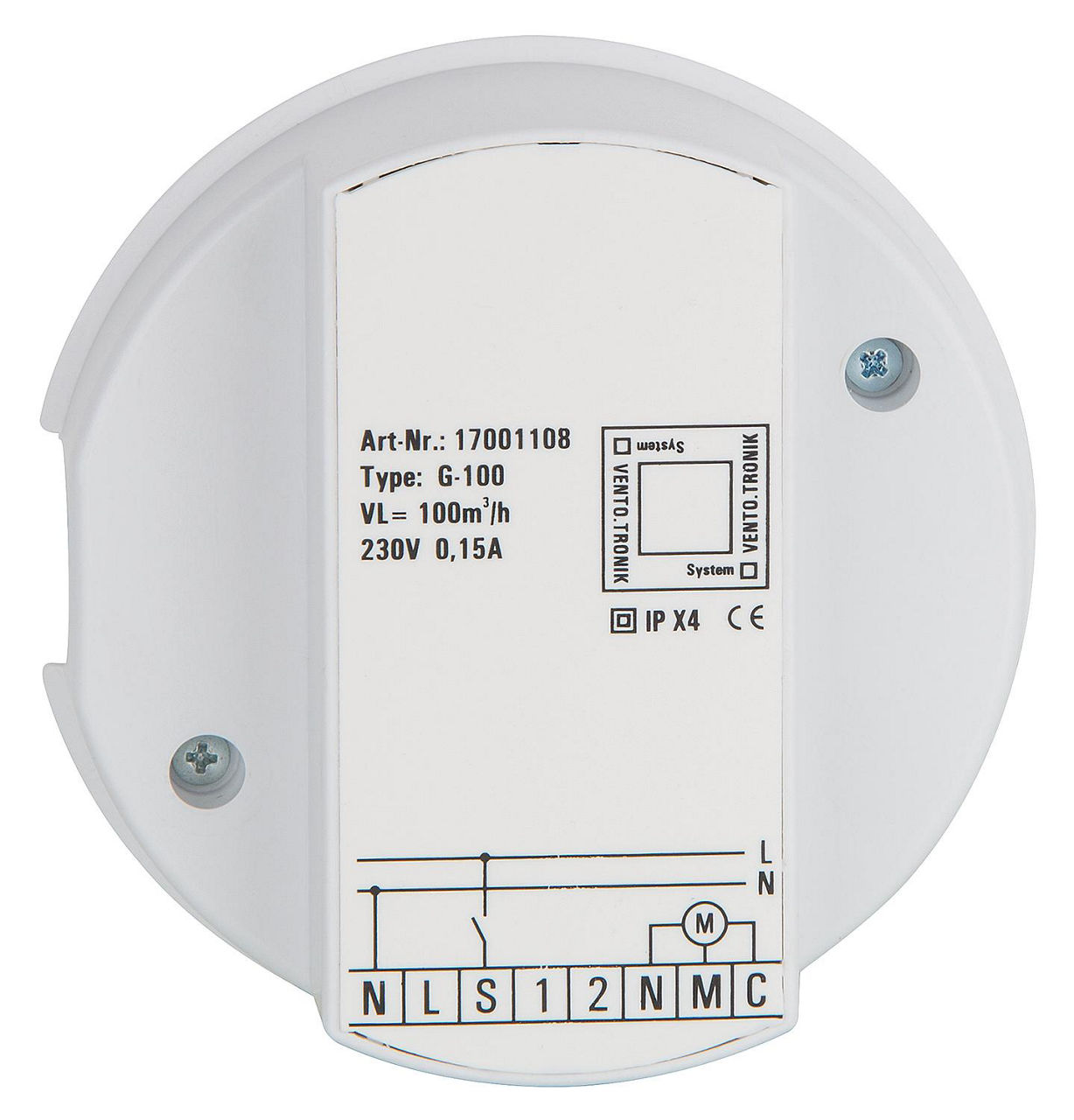 Steuerbaustein EVENES Typ G100 100m³/h