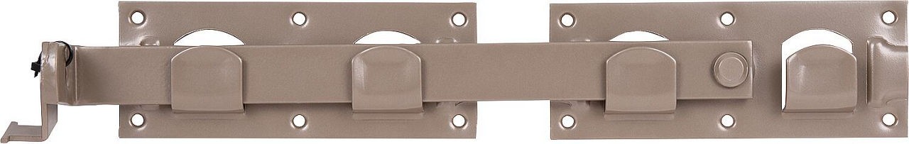 Doppeltorüberwurf DURAVIS® 423 x 70 mm, Material: Stahl, blau verzinkt, Oberfläche: perlbeige RAL 1035 Doppeltorüberwurf DURAVIS® 423 x 70 mm, Material: Stahl, blau verzinkt, Oberfläche: perlbeige RAL 1035